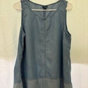 J Jill Denim Sleeveless Tunic - NWOT